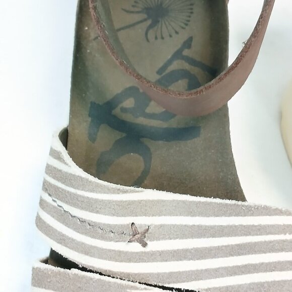 OTBT MONTAUK PLATFORM SANDALS WOMENS SIZE 7, TAPIOCA COLOR,  VERY GOOD CONDITION - Picture 6 of 10